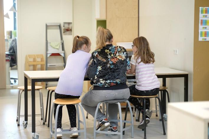 Onderwijsambassadeur Jus Begeleidt 2 Leerlingen Achterkant LR