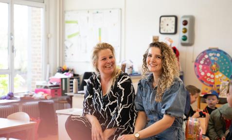 Onderwijsambassadeur Marieke En LK Ilse LR