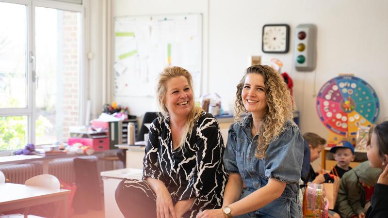 Onderwijsambassadeur Marieke En LK Ilse LR