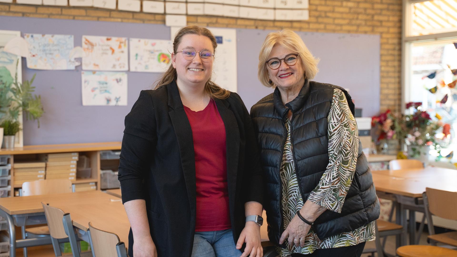 Leerkracht Marieke En Onderwijsambassadeur Toineke LR