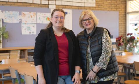 Leerkracht Marieke En Onderwijsambassadeur Toineke LR