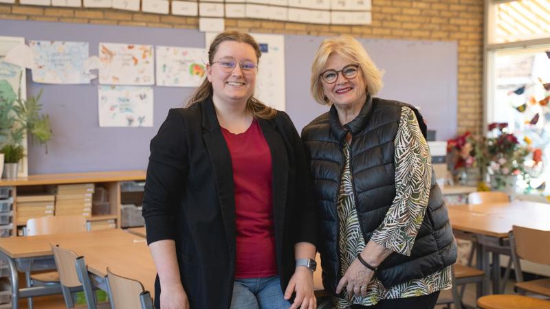 Leerkracht Marieke En Onderwijsambassadeur Toineke LR