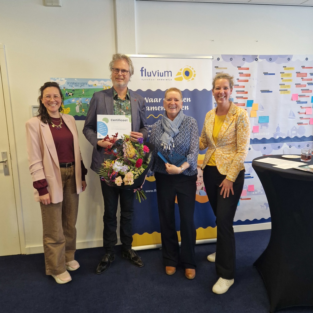 Uitreiking Certificaat Borgingstraject Onderwijsambassadeurs Fluvium