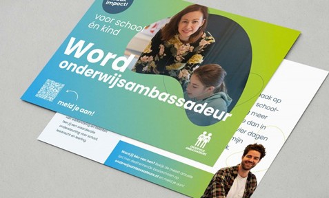 Flyer Mockup Onderwijsambassadeurs